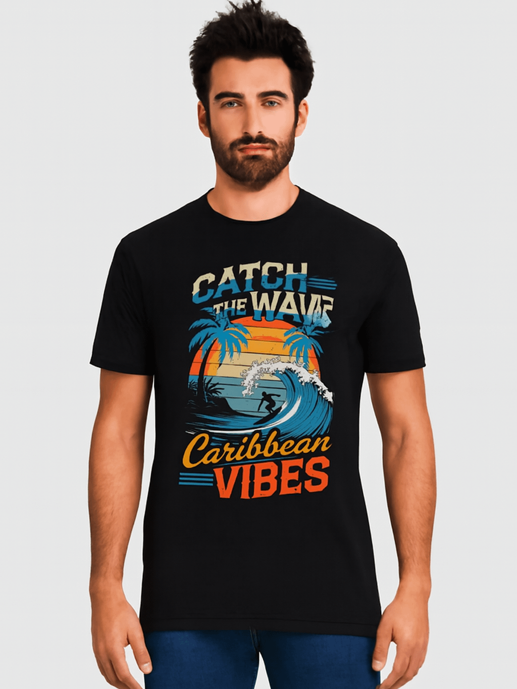 Catch the Wave Caribbean Vibes T-Shirt product image (1)