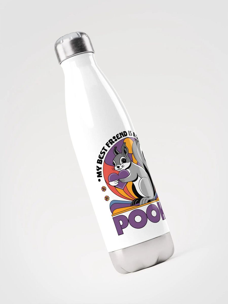 Water Bottle: My Best Friend is a Squirrel Named Pooky, Purple Font product image (3)