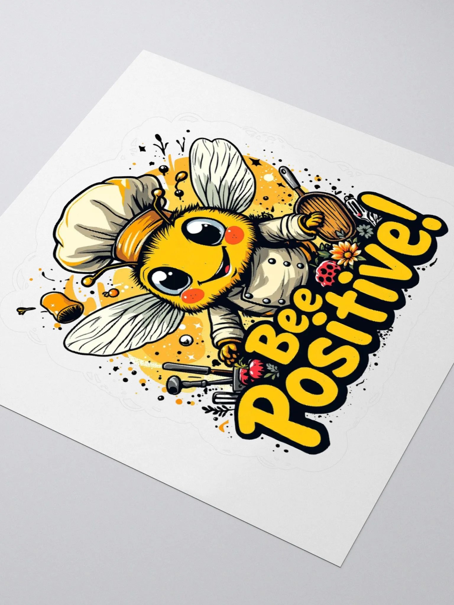 Bee Positive Chef Sticker Pack product image (9)