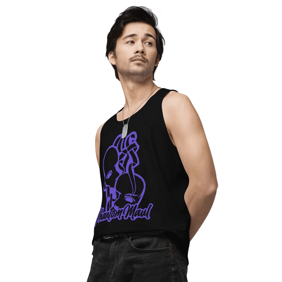 Dark Purple Big Logo Men's Tank Top product image (18)