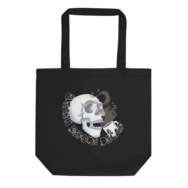 Death Before Decaf Tote Bag product image (1)