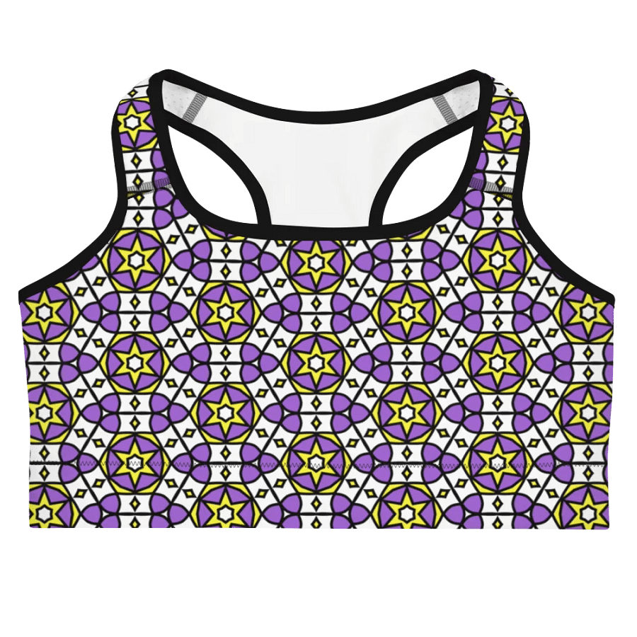 Non-Binary Abstract (2) - Sports Bra product image (3)