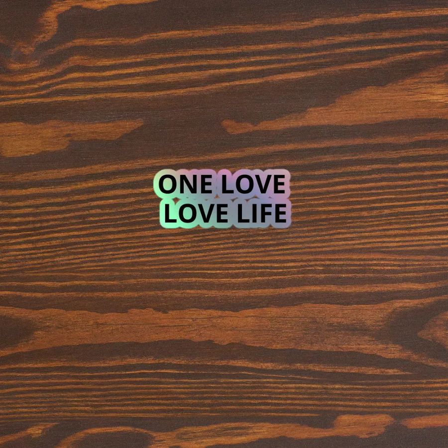 ONE LOVE LOVE LIFE stickers product image (5)