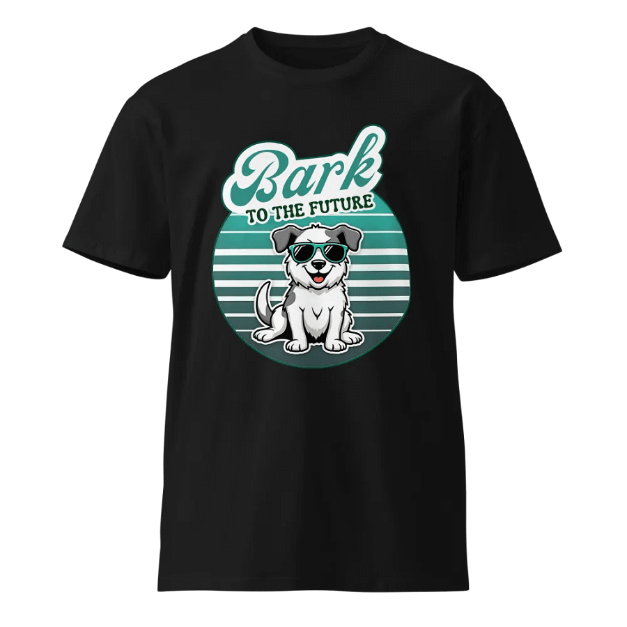 Bark to the Future Sunglasses Dog T-Shirt product image (1)