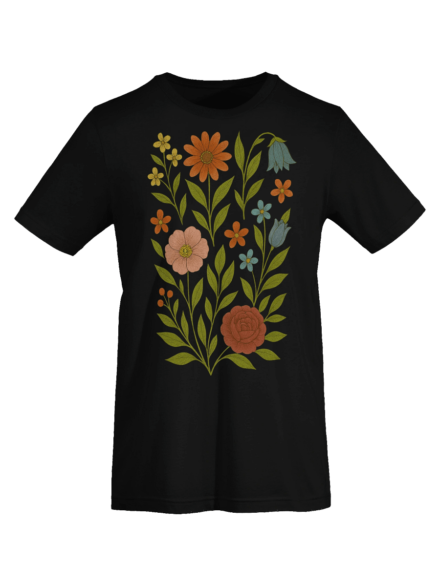 🌸 "Floral Serenity T-Shirt – Relaxing Calm Aesthetic |Floral Symphony T-Shirt product image (38)