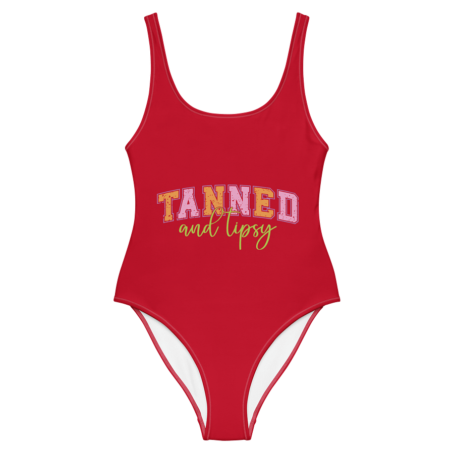 TANNED and tipsy All-Over Print Swimsuit product image (2)