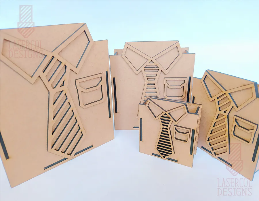 Father's Day Gift Box (Four Sizes) - Laser Cut Files product image (10)
