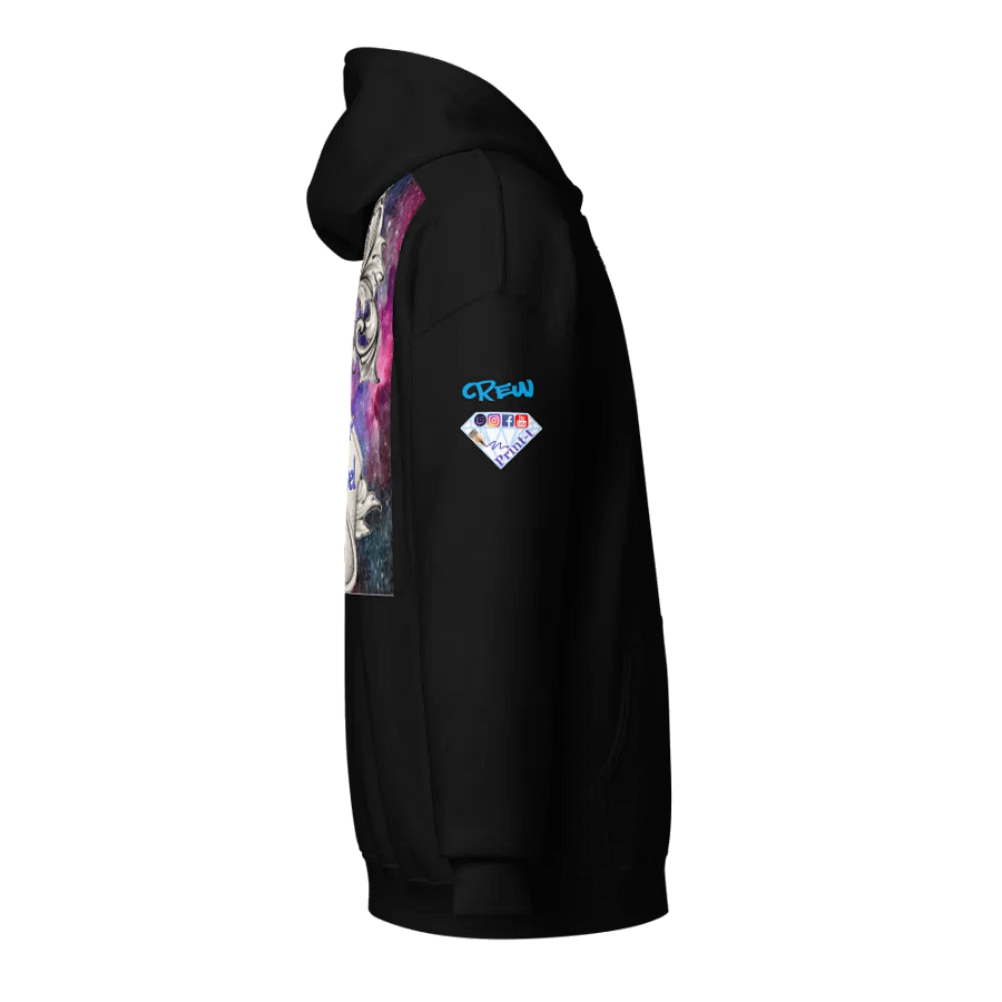 get to my Printer level , Dame Kapuzenpullover mit Reißverschluss product image (2)