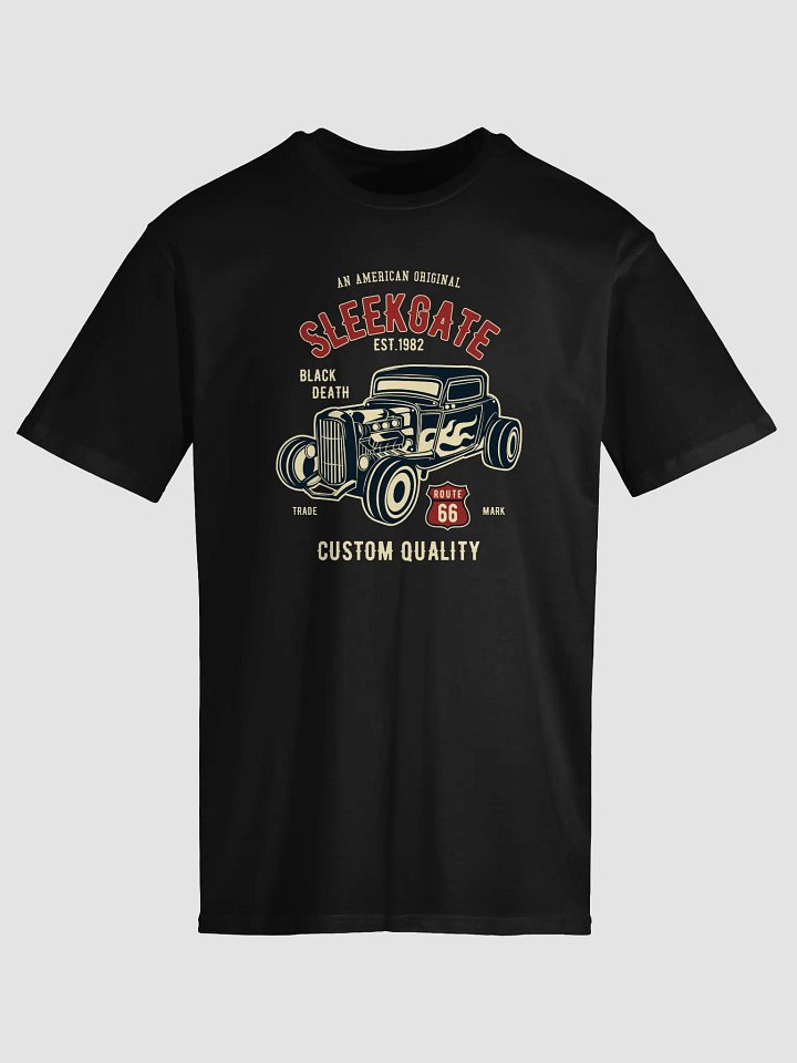 Vintage Car Flame Decal Unisex T-Shirt product image (1)