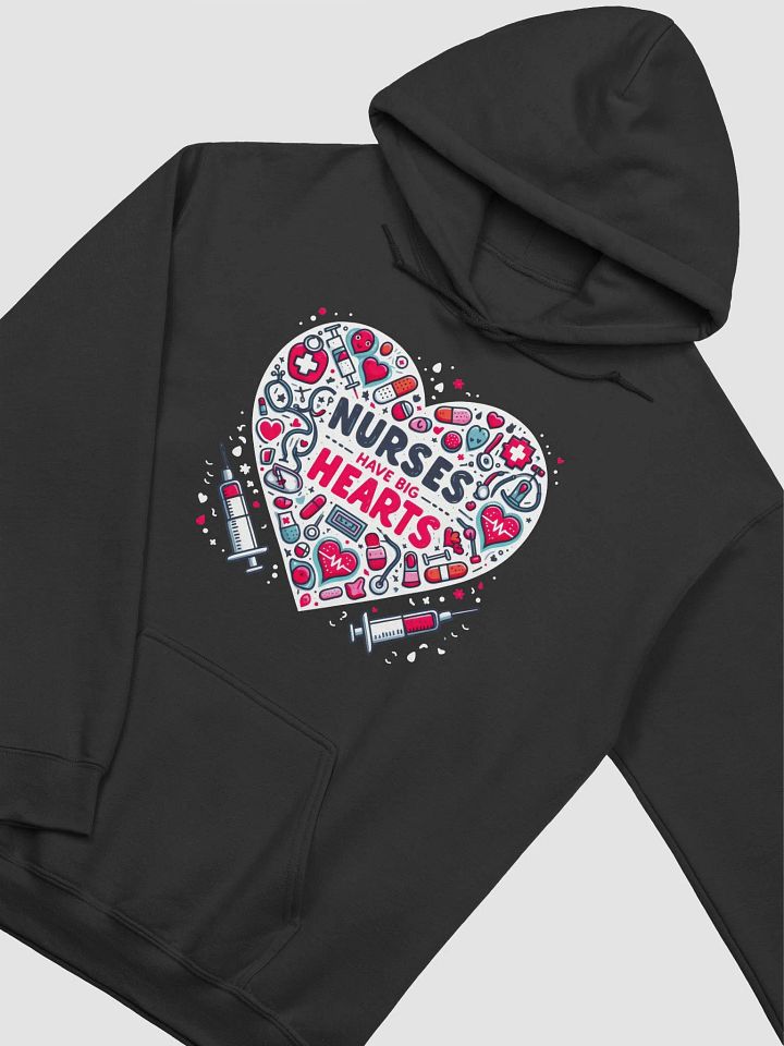 Big Heart Nurses - Medical Icons Hoodie product image (15)
