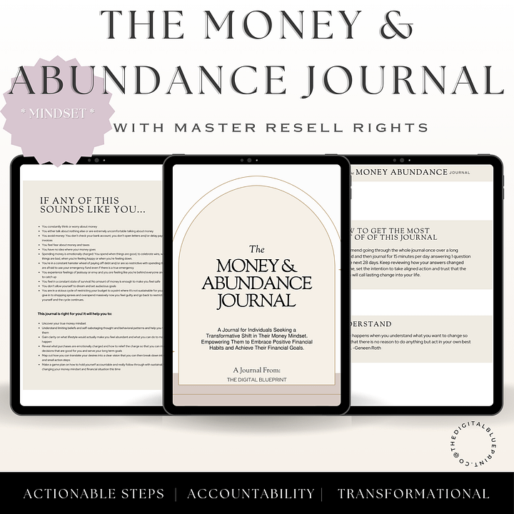 Money Mindset Makeover: A Guided Journal for Financial Freedom product image (1)