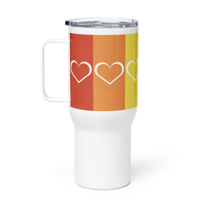 Rainbow Hearts - Travel Mug product image (1)