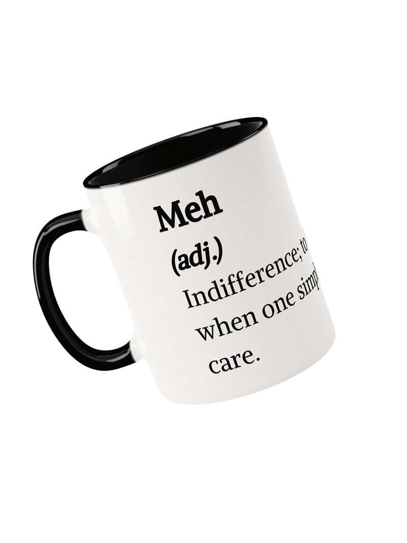 'Meh' Ceramic Mug