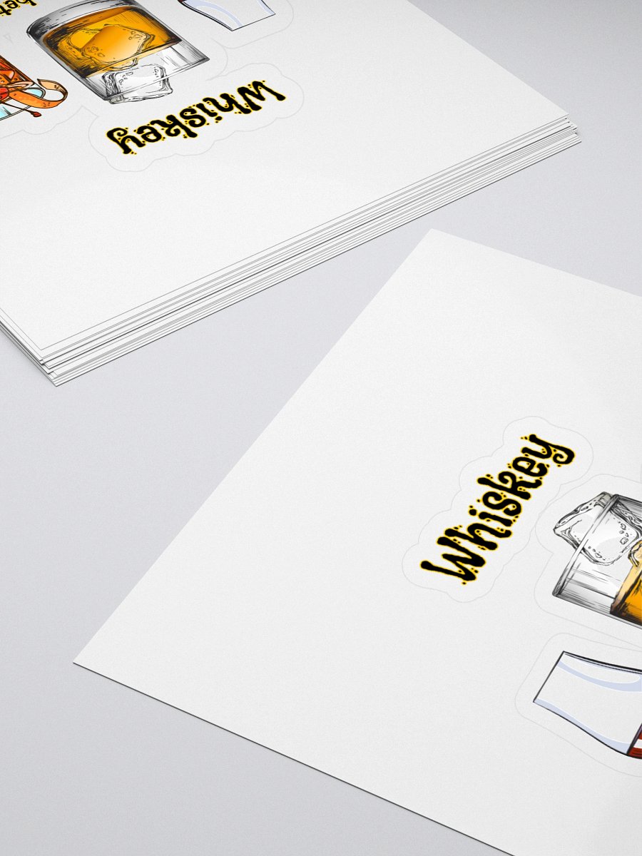 Whiskey makes it better sticker product image (4)