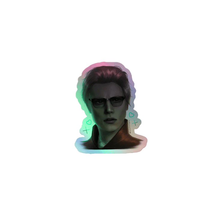 Noble Leon RE4 REmake Holographic Sticker product image (1)