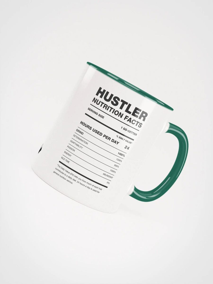 HUSTLER Nutrition Facts Ceramic Mug product image (1)