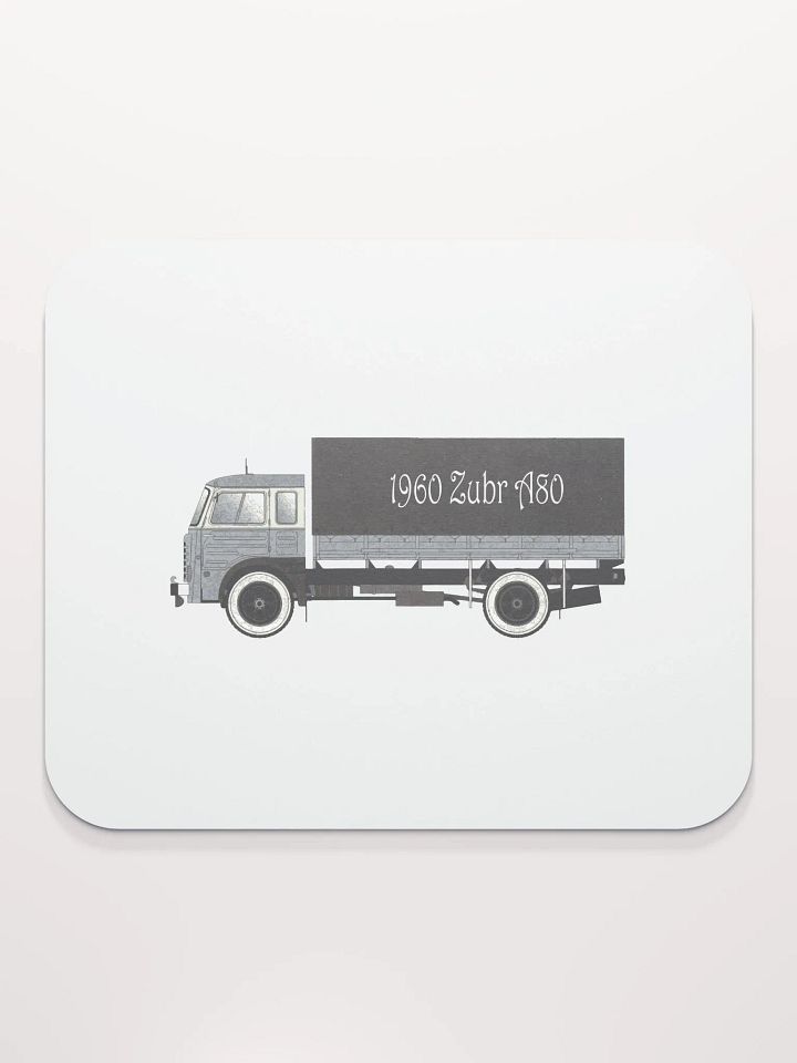 Vintage Truck Reversed Text Mouse Pad product image (2)