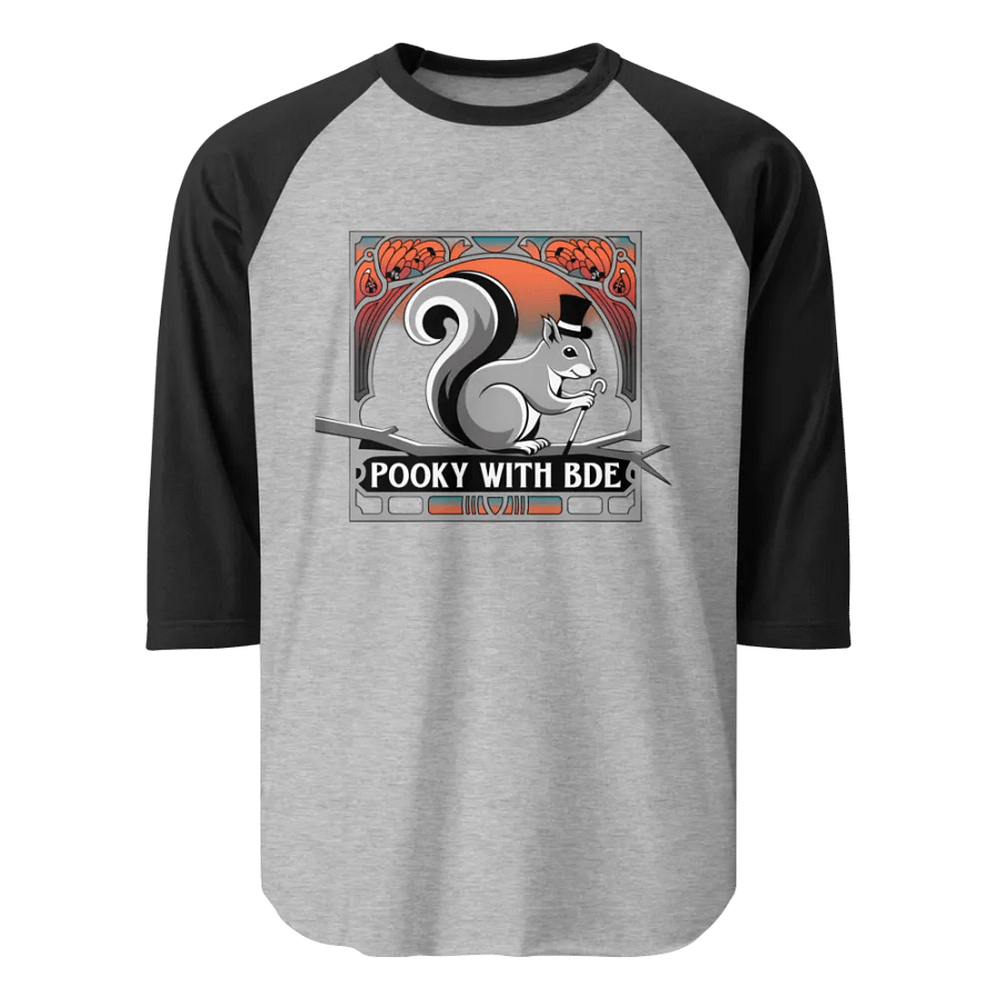 Pooky's Dapper Squirrel Raglan Tee product image (1)