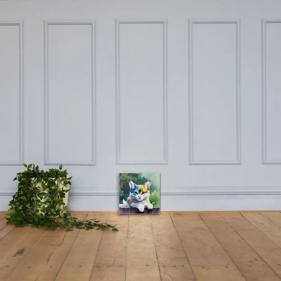 Cute Cat Digital Painting - v2 product image (5)