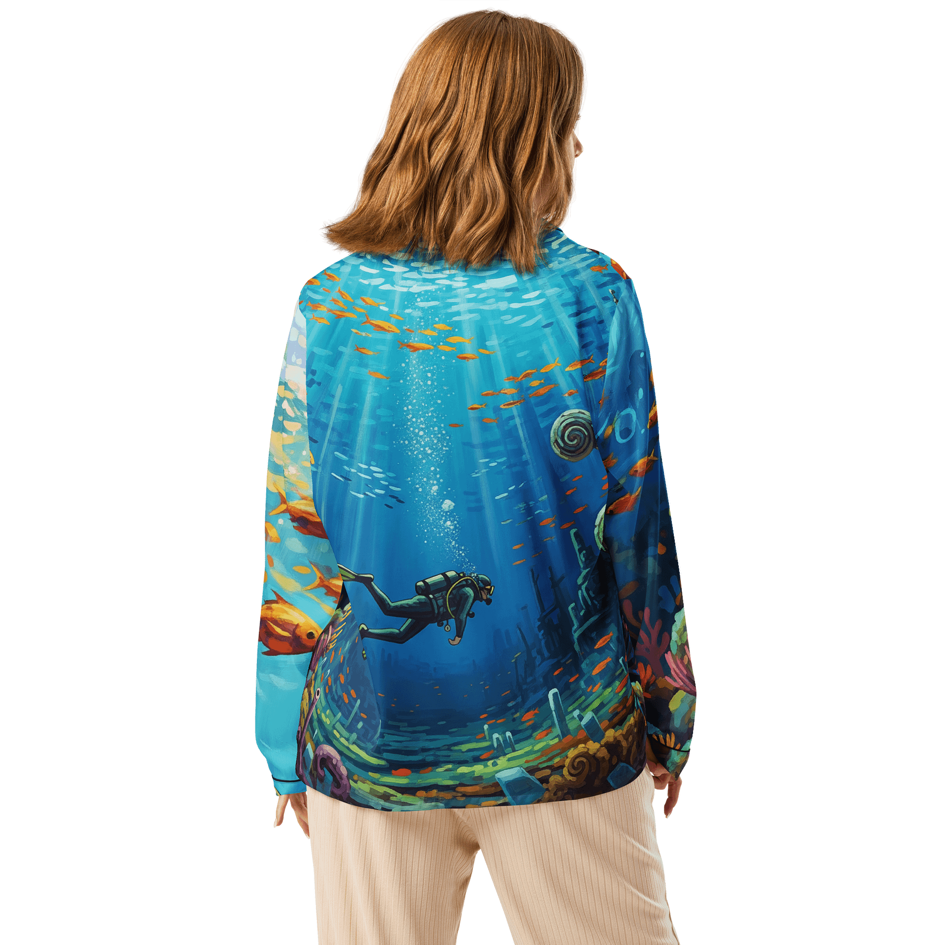 #300 - The Deep Dive Long-Sleeve Pajama Top product image (2)