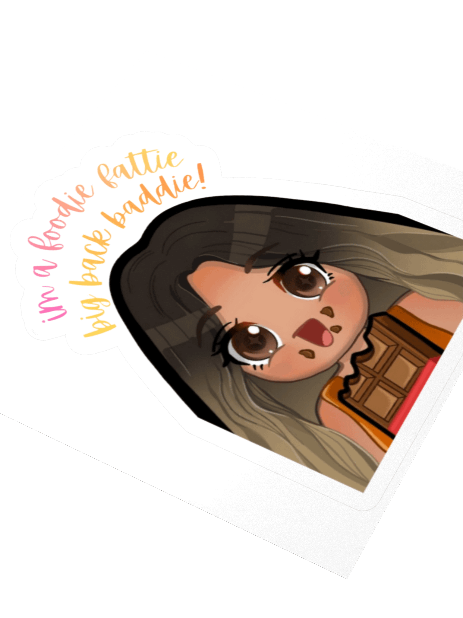 Foodie Fattie Big Back Baddie Sticker product image (7)