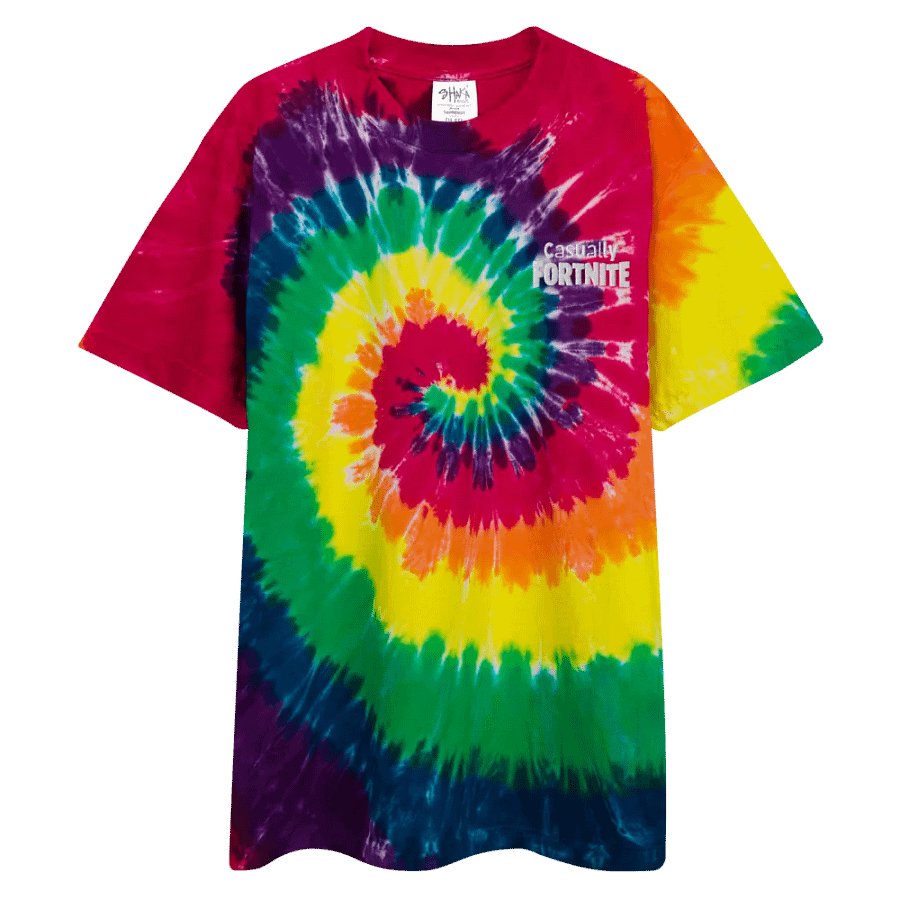 Psychedelic Vibes Casually Fortnite Tie-Dye Tee product image (19)