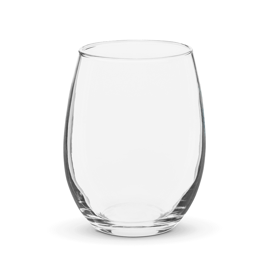 BHOF Sailboat Logo Stemless Wine Glass product image (4)
