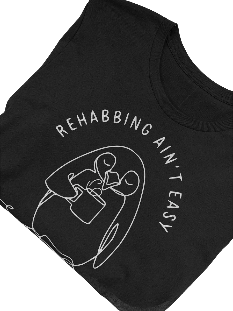 Funny penguin rescue tee, wildlife rehabber gift, rehabbing ain’t easy, animal carer gift, penguin lover tee, cute animal rescue, wildlife rehabber shirt, funny wildlife carer appreciation tshirt product image (2)