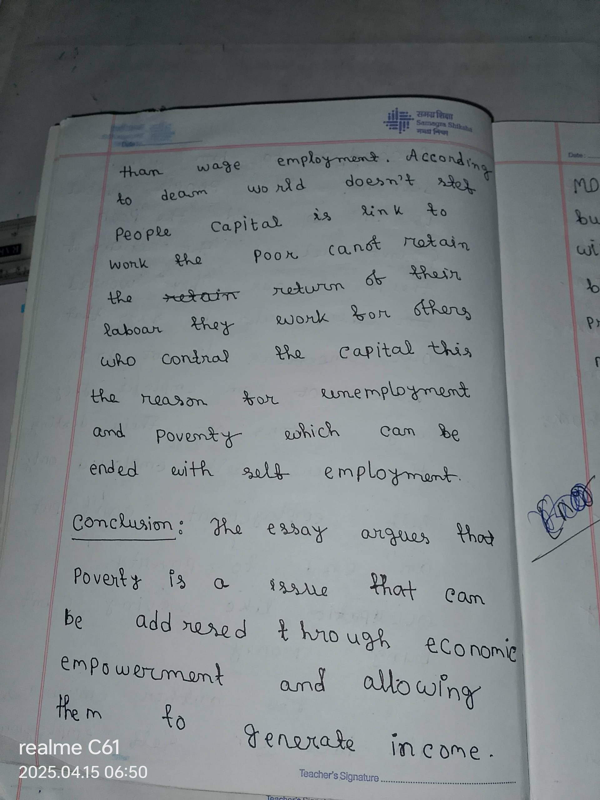 AEC 4th Semester Alt english Towards creating a poverty Free world product image (8)