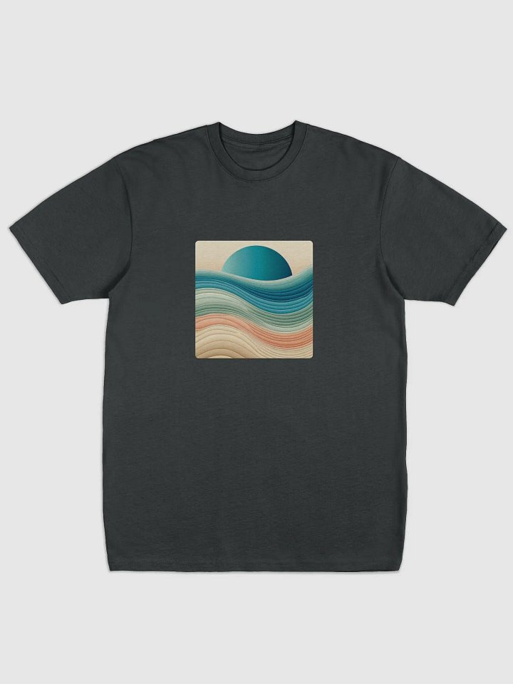 Celestial Waves Men's Premium Tee | AI Design abstract fluid product image (1)