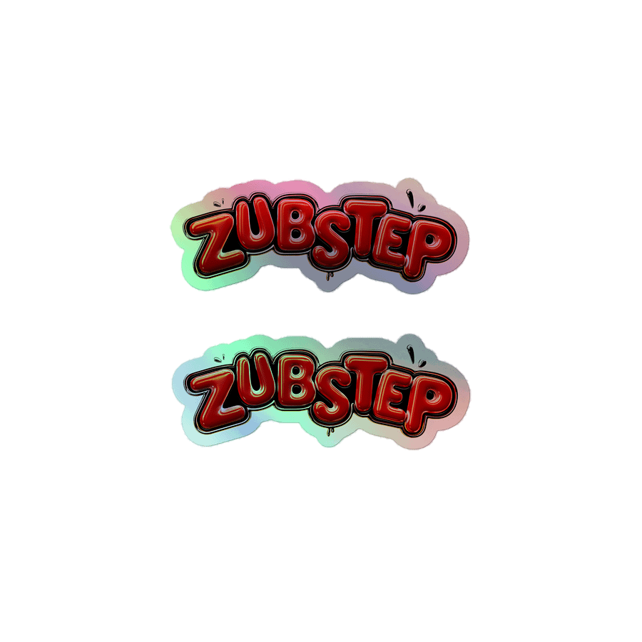 Zubstep Double Holo Stickers product image (1)