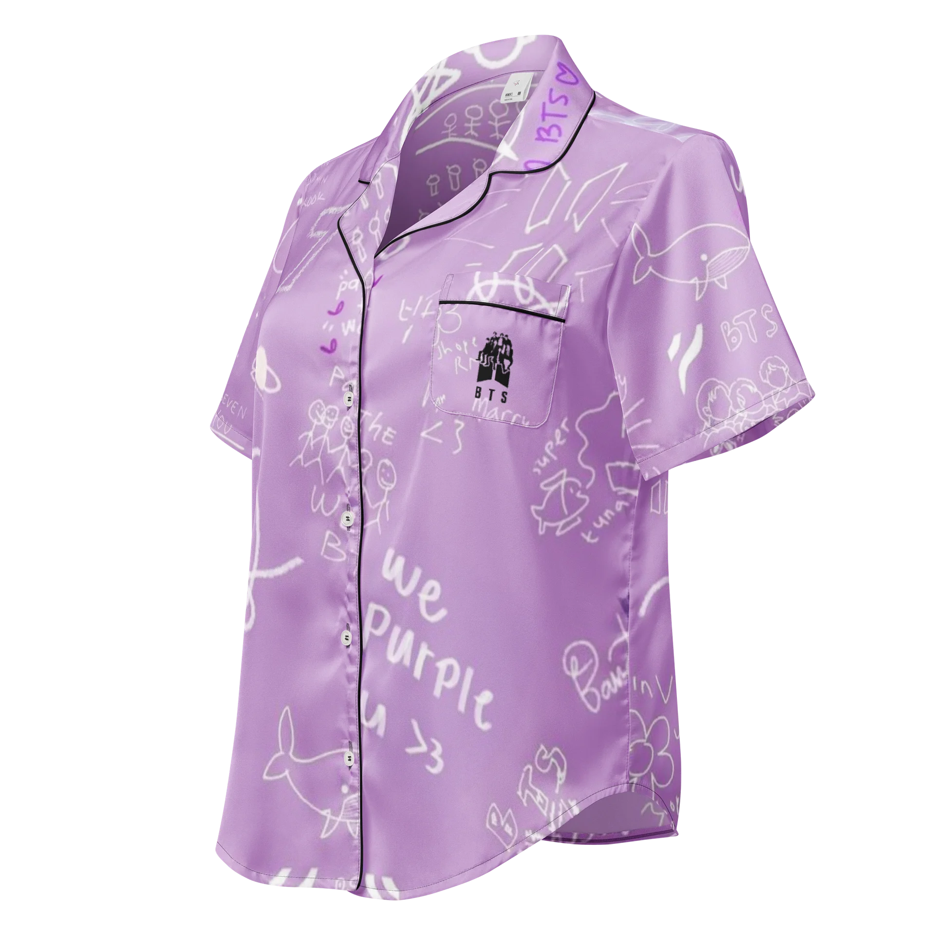 BTS Women's Pajama Top product image (3)