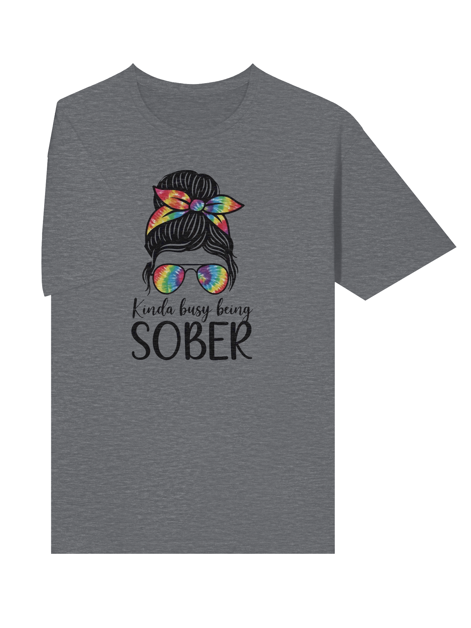 Rainbow Sober Vibes T-Shirt product image (64)