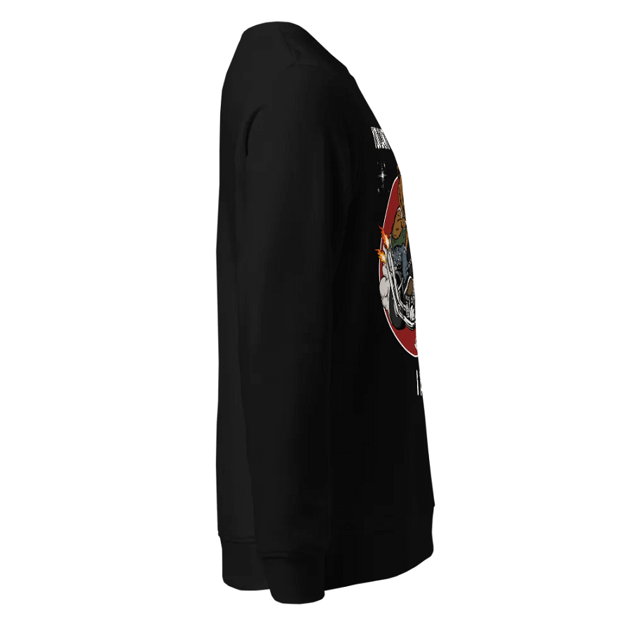 Ride in Style: Bear Motorcycle Unisex Sweatshirt product image (4)