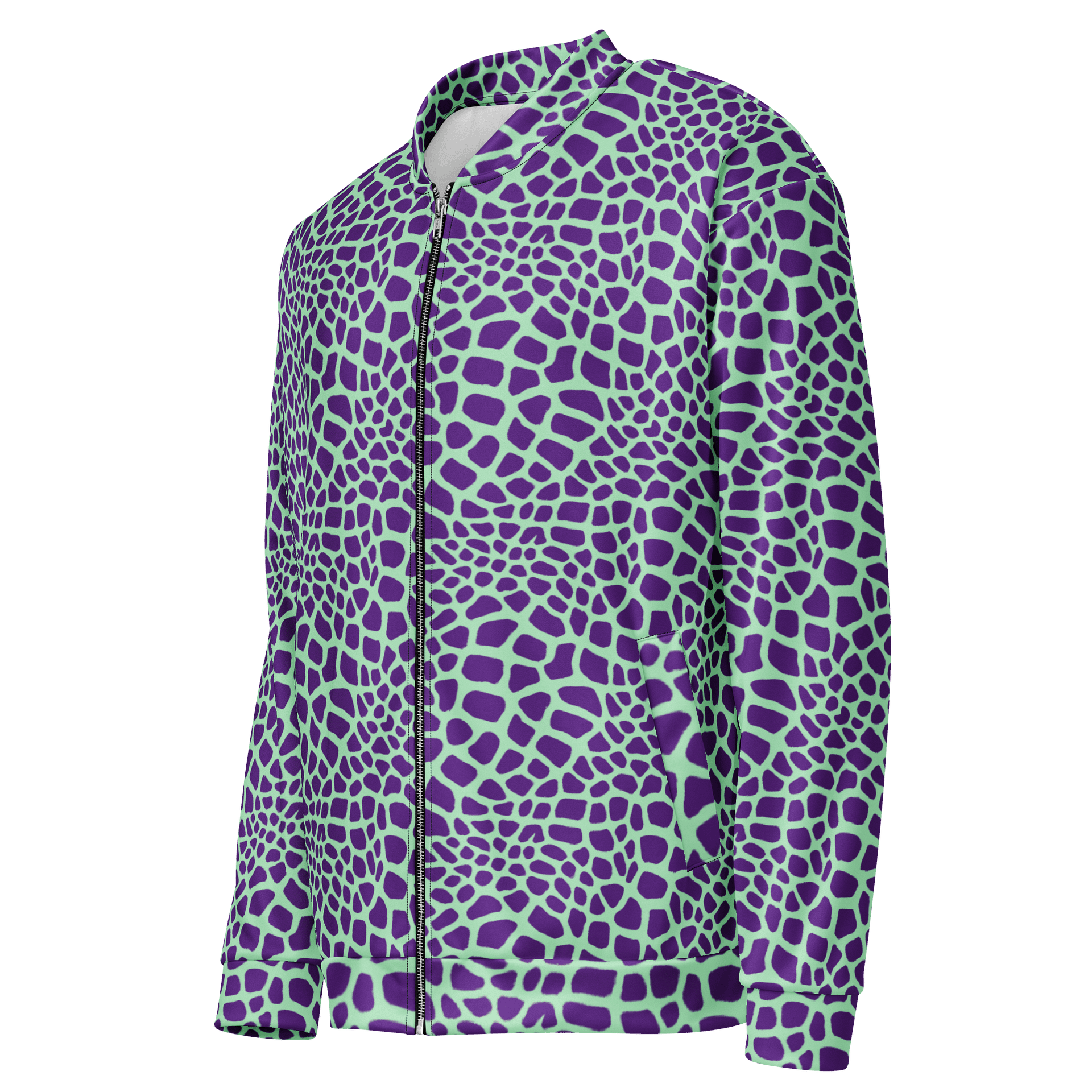 Green Giraffe Bomber Jacket product image (3)