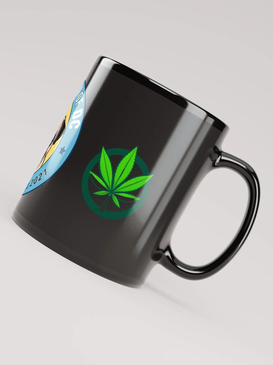 Pug Nation of DC Black Glossy Mug product image (8)