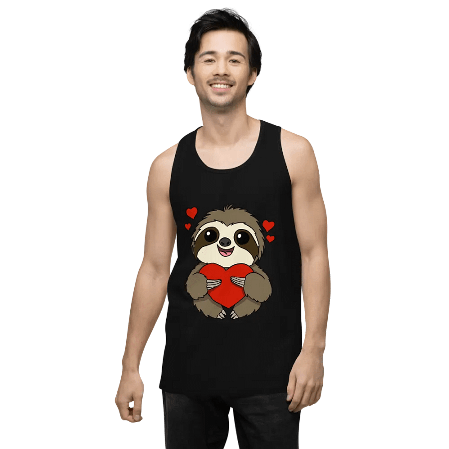 Mens Tank top - Heart product image (9)