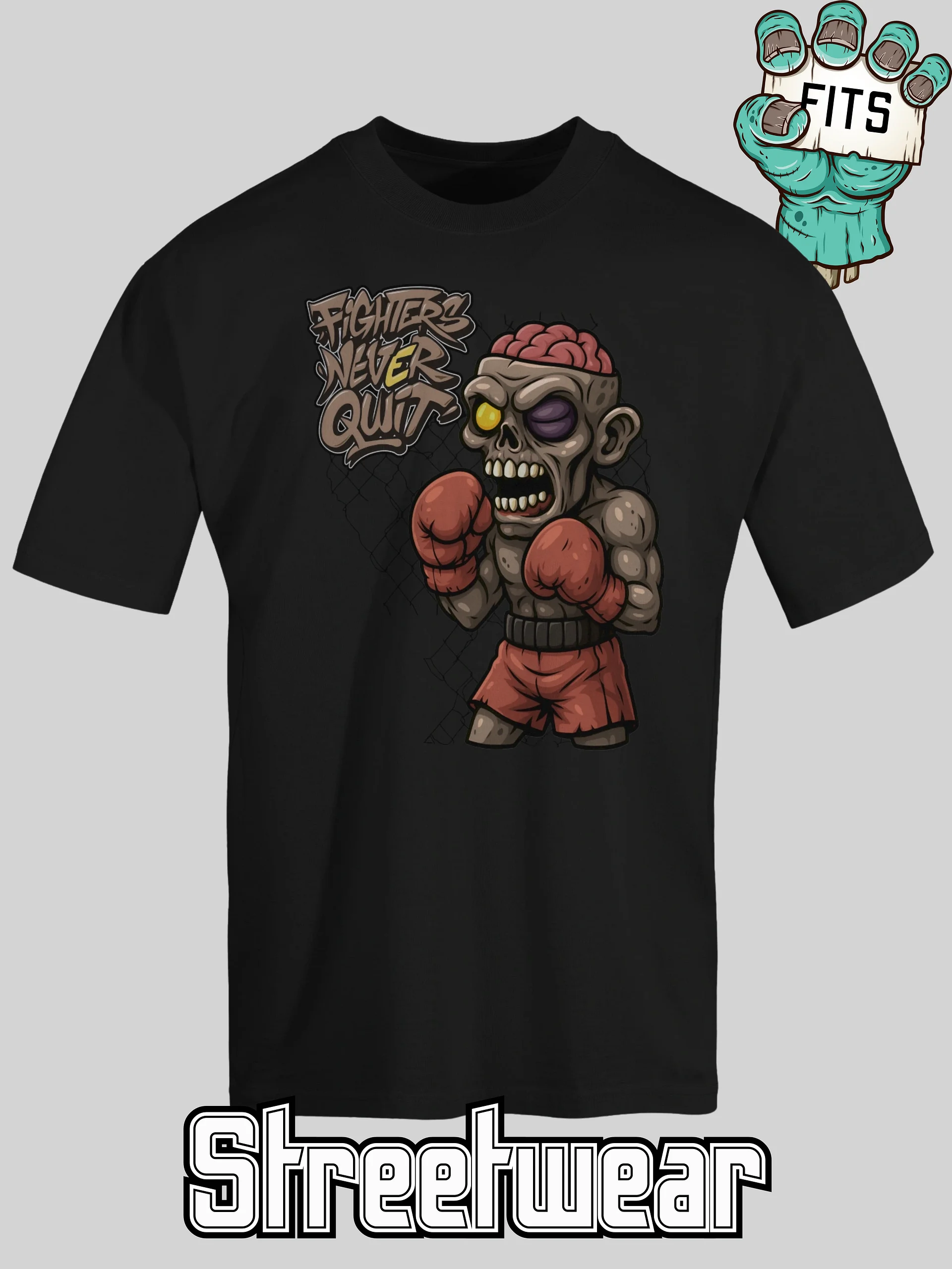 Streetwear Graphic Tee - Fighter by Freak in the Streets product image (1)