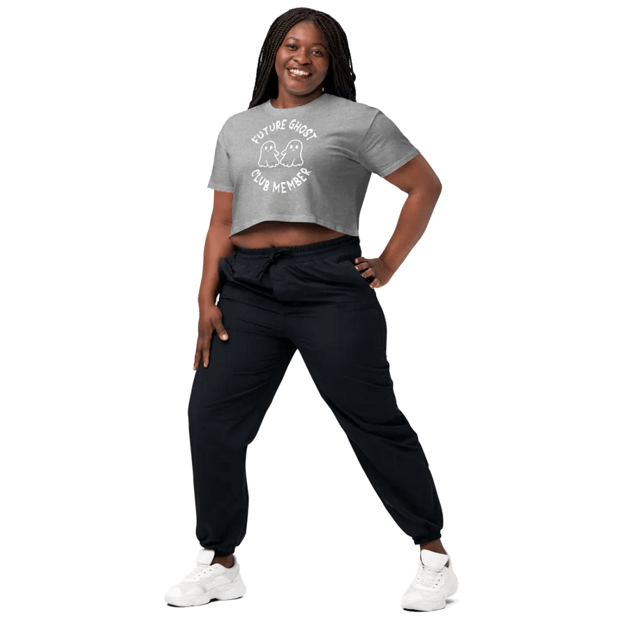 Future Ghost Club Member (White) Crop Top product image (9)