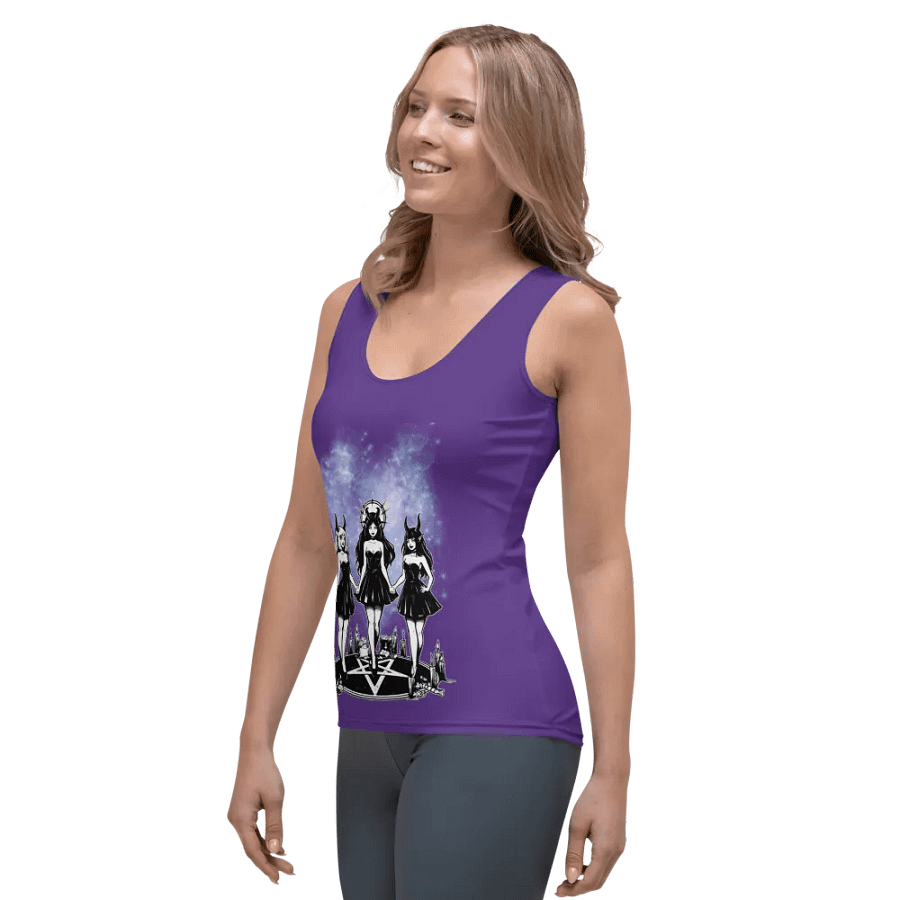 Not A Cult Tank - Purple product image (5)