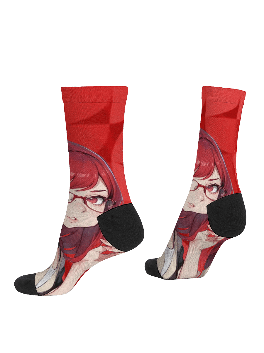 (RED WAIFU) K Socks product image (4)
