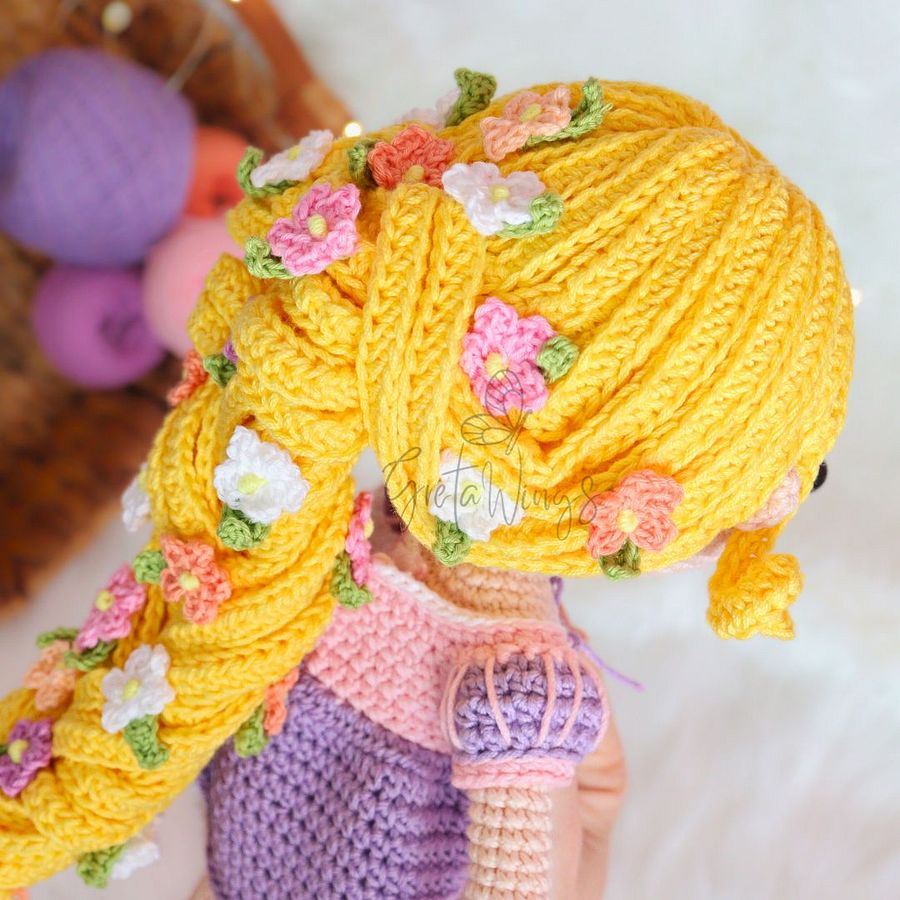 Princess Rapunzel Amigurumi Pattern (digital download) product image (8)