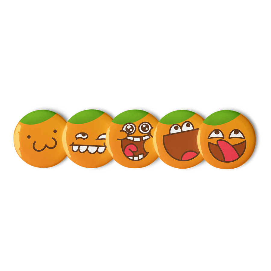 Orange assorted faces VOL 1 product image (1)