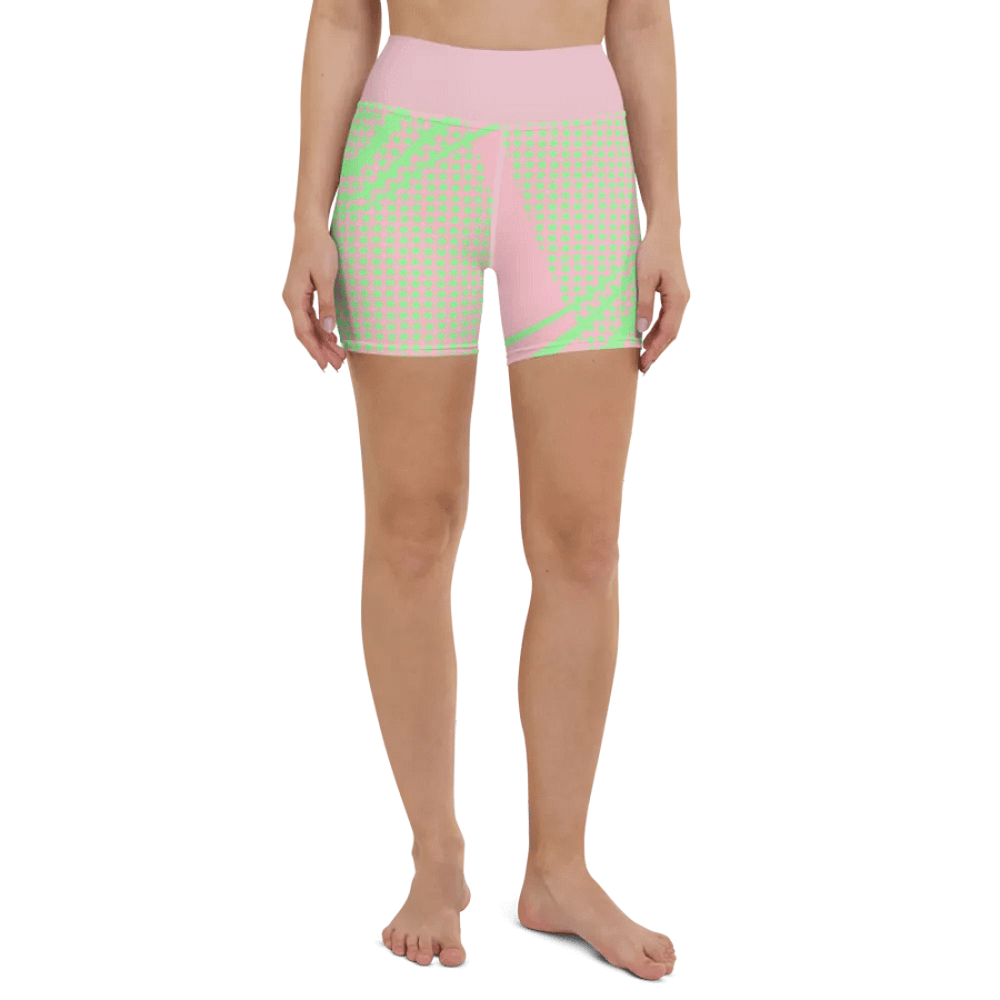 Neon Breeze High-Waisted Surf Shorts product image (4)