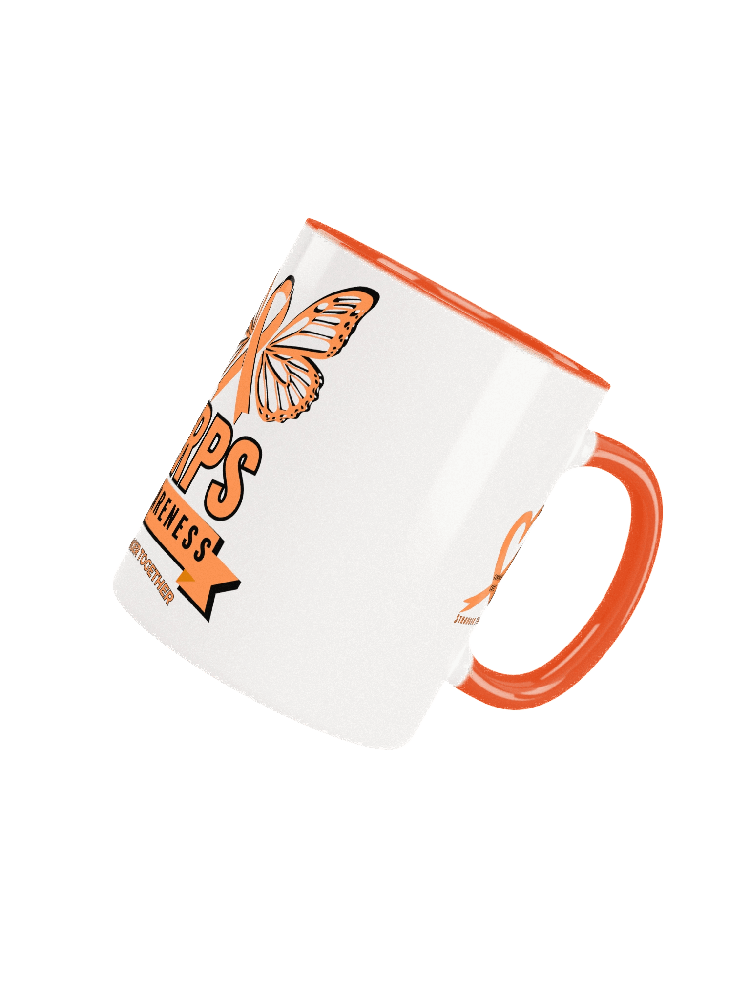 CRPS Awareness Butterfly Mug- ORANGE EDITION product image (5)