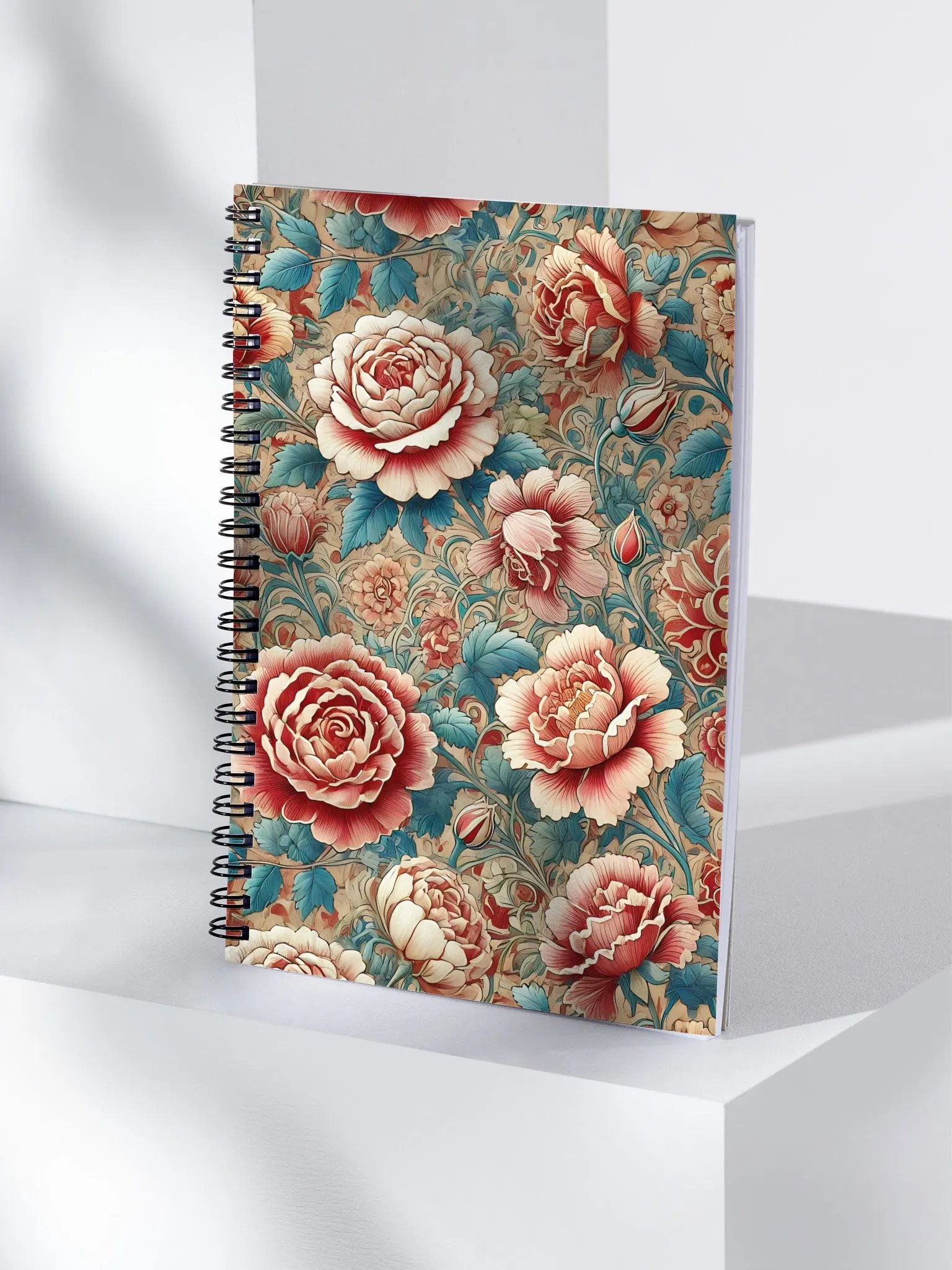 Royal Floral Spiral Notebook product image (4)