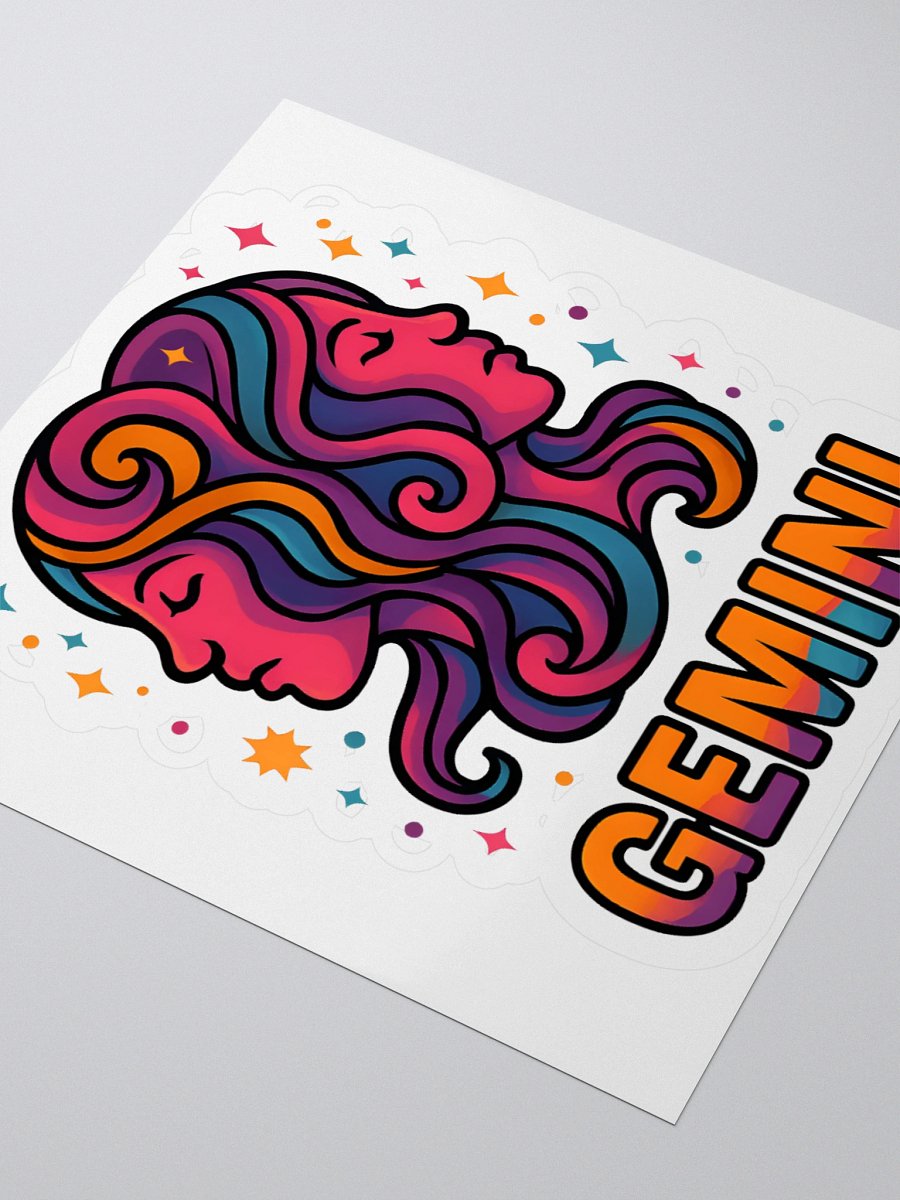 Gemini Zodiac Sticker product image (3)