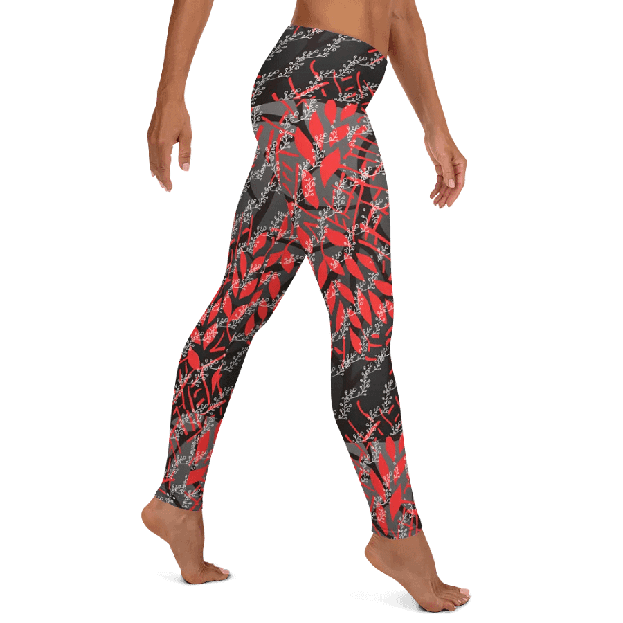 JoBeth Designed- Red Leaves🍃Adult Leggings👖 product image (6)