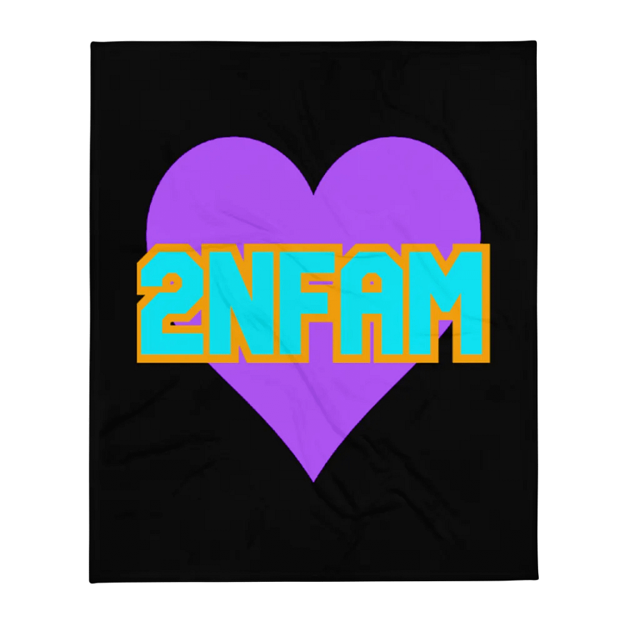 2NFAM Heart Blanket - Black product image (2)