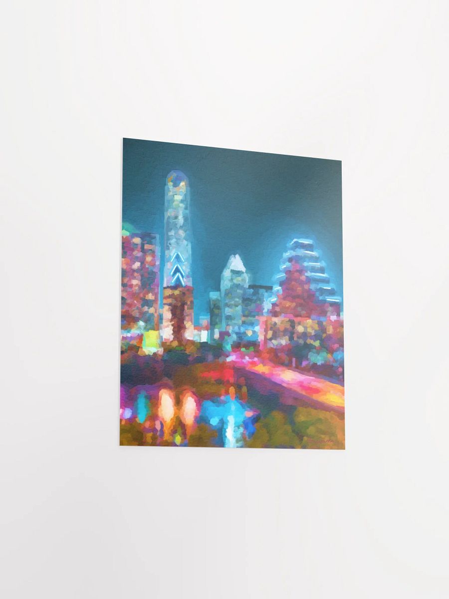 Winter Nights and City Lights (Austin, Texas) Poster product image (3)